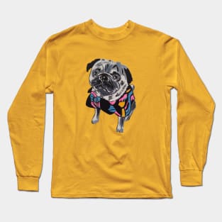 Funny Pug Dog Long Sleeve T-Shirt